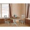 International Concepts Round 36 in Rd Extension Dining Table, 2 Emily Chairs, Hickory/Stone, 36 W, 48 L, 29.3 in H, Wood K41-36RXT-C617-2 - alternate 4